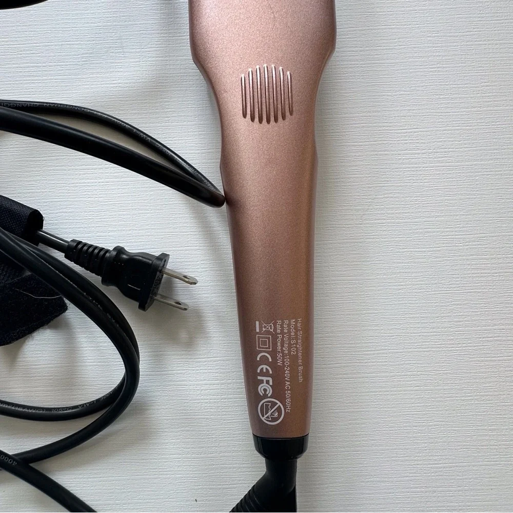 Miropure Hair Straightener Heat Brush Model S102‎ Auto Temp Auto Off Function